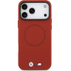 BMW M Fw Metal Logo Magsafe Case For Iphone 17 Pro Max Red - (BMHMP17X25PFWSMR)