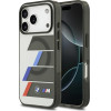BMW M Iml Metal Buttons Tricolor Lines Magsafe Case For Iphone 17 Pro Anthracite - (BMHMP17L25HTTRIA)