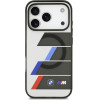 BMW M Iml Metal Buttons Tricolor Lines Magsafe Case For Iphone 17 Pro Anthracite - (BMHMP17L25HTTRIA)