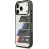 BMW M Iml Metal Buttons Tricolor Lines Magsafe Case For Iphone 17 Pro Max Anthracite - (BMHMP17X25HTTRIA)
