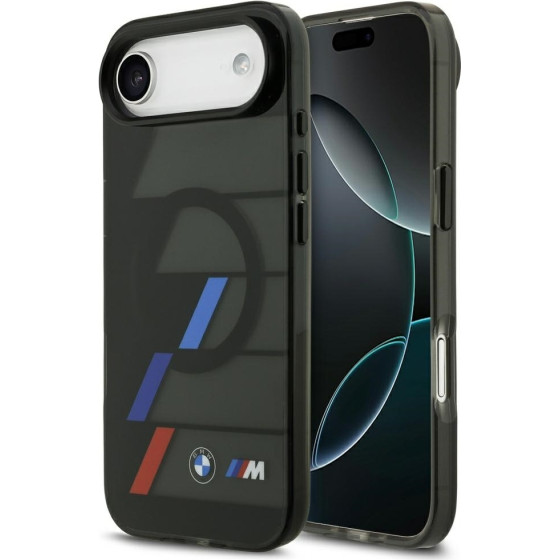 BMW M Iml Metal Buttons Tricolor Lines Magsafe Case For Iphone Air Black - (BMHMP17M25HTTRIK)