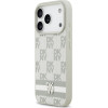 DKNY Etui Checkered With Printed Stripes Do Iphone 17 Pro Bezowy - (DKHCP17LPCPTSSE)