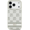 DKNY Etui Checkered With Printed Stripes Do Iphone 17 Pro Bezowy - (DKHCP17LPCPTSSE)