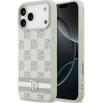 DKNY Etui Checkered With Printed Stripes Do Iphone 17 Pro Max Bezowy - (DKHCP17XPCPTSSE)