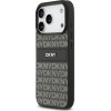 DKNY Etui Repeat Texture Pattern With Tonal Stripe Do Iphone 17 Pro Czarny - (DKHCP17LPRTHSLK)