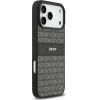 DKNY Etui Repeat Texture Pattern With Tonal Stripe Do Iphone 17 Pro Max Czarny - (DKHCP17XPRTHSLK)