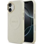 Guess Case Peony Hot Stamp Magsafe For Iphone 17 Beige - (GUHMP17SPSAMSECE)