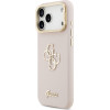 Guess Grained Big 4G & Stand Camera Case For Iphone 17 Pro Max Pink - (GUHCP17XPCS4GSP)