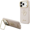 Guess Grained Big 4G & Stand Camera Case For Iphone 17 Pro Pink - (GUHCP17LPCS4GSP)