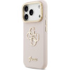 Guess Grained Big 4G & Stand Camera Case For Iphone 17 Pro Pink - (GUHCP17LPCS4GSP)