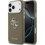 Guess Grained Big 4G Classic Logo Case For Iphone 17 Pro Max Brown - (GUHCP17XPG4SMCEW)