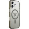 Guess Iml Gradient Triangle Logo Magsafe Case For Iphone 17 Khaki - (GUHMP17SHGTMLCGA)