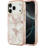 Guess Jungle Tonal Triangle Magsafe Case For Iphone 17 Pro Pink - (GUHMP17LHMILVTGP)