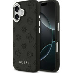 Guess Peony Hot Stamp Script Magsafe Case For Iphone 17 Black - (GUHMP17SPSPOSSSK)