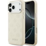 Guess Peony Hot Stamp Script Magsafe Case For Iphone 17 Pro Max Beige - (GUHMP17XPSPOSSSE)