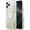 Guess Resin Bottom Glitter Magsafe Case For Iphone 17 Pro Max Gold - (GUHMP17XRGRGED)