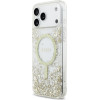 Guess Resin Bottom Glitter Magsafe Case For Iphone 17 Pro Max Gold - (GUHMP17XRGRGED)