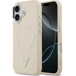 Guess Triangle Logo Magsafe Case For Iphone 17 Beige - (GUHMP17SPSDTSCME)