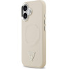 Guess Triangle Logo Magsafe Case For Iphone 17 Beige - (GUHMP17SPSDTSCME)