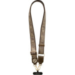 Guess Universal Cbdy 4G Tether Patch Strass Metal Logo Brown - (GUUCNP4DGMW)
