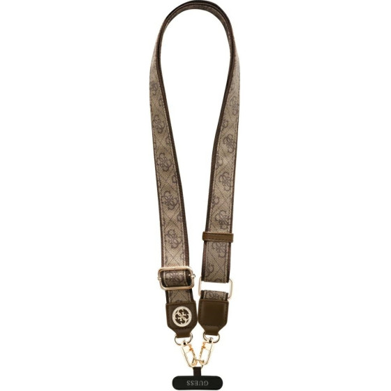 Guess Universal Cbdy 4G Tether Patch Strass Metal Logo Brown - (GUUCNP4DGMW)