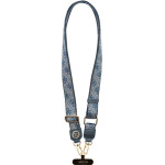 Guess Universal Cbdy 4G Tether Patch Strass Metal Logo Blue - (GUUCNP4DGMB)