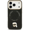 Karl Lagerfeld Big Strap Karl Metal Logo Magsafe Case For Iphone 17 Pro Black - (KLHMP17LPCRLRKLK)