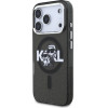 Karl Lagerfeld Iml Glitter Karl & Choupette Sketch Logo Magsafe Case For Iphone 17 Pro Black - (KLHMP17LHGKCGKBK)