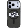 Karl Lagerfeld Iml Glitter Karl & Choupette Sketch Logo Magsafe Case For Iphone 17 Pro Black - (KLHMP17LHGKCGKBK)