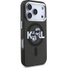 Karl Lagerfeld Iml Glitter Karl & Choupette Sketch Logo Magsafe Case For Iphone 17 Pro Black - (KLHMP17LHGKCGKBK)