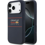 Red Bull Silicone Horizontal Centered Logo Magsafe Case For Iphone 17 Pro Max Navy Blue - (RBHMP17X24SIHSRV)