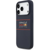 Red Bull Silicone Horizontal Centered Logo Magsafe Case For Iphone 17 Pro Max Navy Blue - (RBHMP17X24SIHSRV)