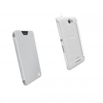 ���� SONY XPERIA E4 E2105 BODEN FLIPCOVER WHITE KRUSELL