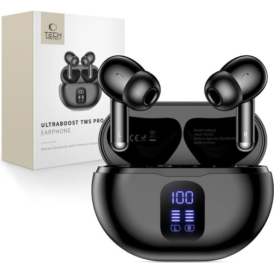 Tech-Protect Ultraboost Tws Earphone Pro G2 BLACK