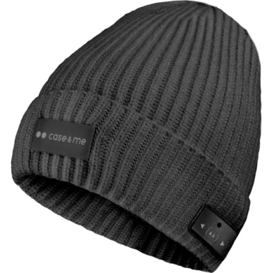 SBS Case Me Winter Music Hat With Bluetooth Black - (CMWINTER25HATK)