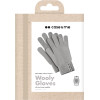 SBS Case Me Winter Wooly Gloves For Touch Screens One Size Grey - (WINTER24GL22GY)