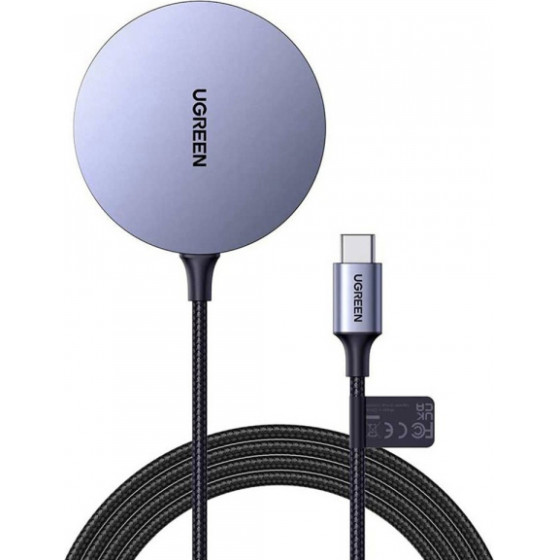 Ugreen Wireless Charger CD245, 15W, 1.67A, Grey