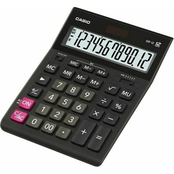 Casio ������������ Dual 12 ������ LCD Display ����� - (GR-12-W-EP)
