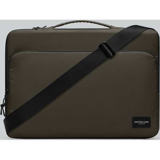 Gaston Luga ������ Dash Cushioned Briefcase ��������� ��� Laptop 16'' - Olive - (DSCBC16OL)