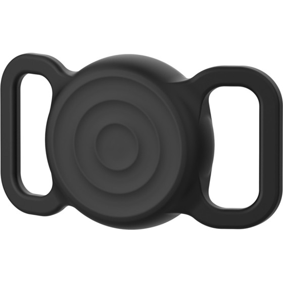 Hurtel Airtag Silicone Waterproof Case For Dog Or Cat Collar - Black - (EA-75-01)