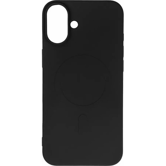 Hurtel Magsafe Compatible Liquid Silicone Case For Samsung Galaxy S25 Fe - Black - (Liquid Silicone Case Magsafe Samsung Galaxy S25 Fe Black)