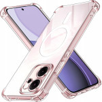 Techsuit - Shockproof Clear Silicone Magsafe - Oppo Reno14 F / Reno14 Fs 5G - Clear