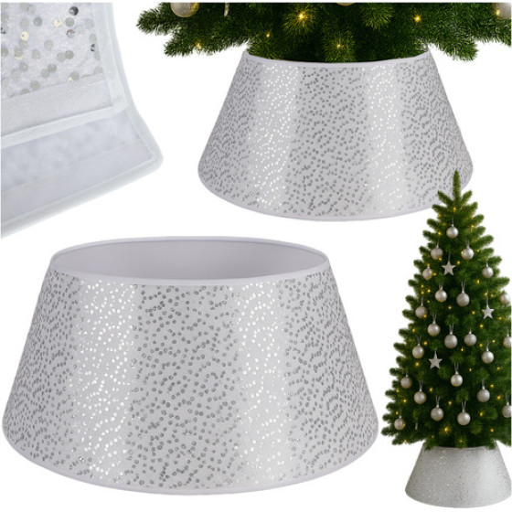 Ruhhy Christmas Tree Cover 60x22cm Silver 25361 - (18572-0)