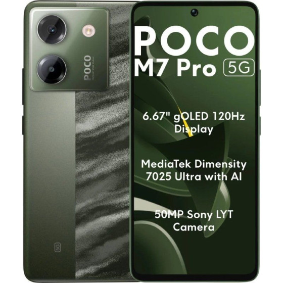 Xiaomi POCO M7 Pro 8+256GB Ds 5G Green