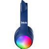 Kiddoboo Delulu Bluetooth Headphones Disco Blue - (KBMS632BLU)