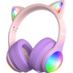 Kiddoboo Delulu Bluetooth Headphones Disco Pink - (KBMS632PNK)