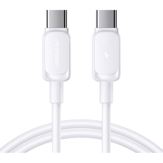 Joyroom USB-C Cable - USB-C 60W 1.2m - White - (S-A14)