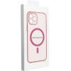 Clear Mag Cover Case With Camera Protection Compatible With Magsafe For Samsung S26 Pro Pink Glitter OEM