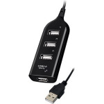 Vakoss Interface Hub Usb 2.0 Black - (TC-234UX)