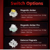 Madlions Professional Gaming Mechanical Keyboard Mad 60 He Flagship V2 - 8K, Magnetic Amber Pro Switches - Black - (MAD-60-HE-V2-FS-MS-BK)